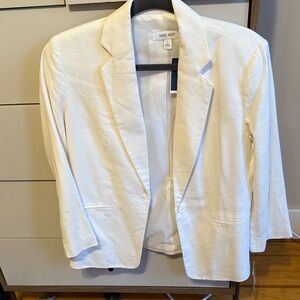 Nine West Women's Cream Blazer